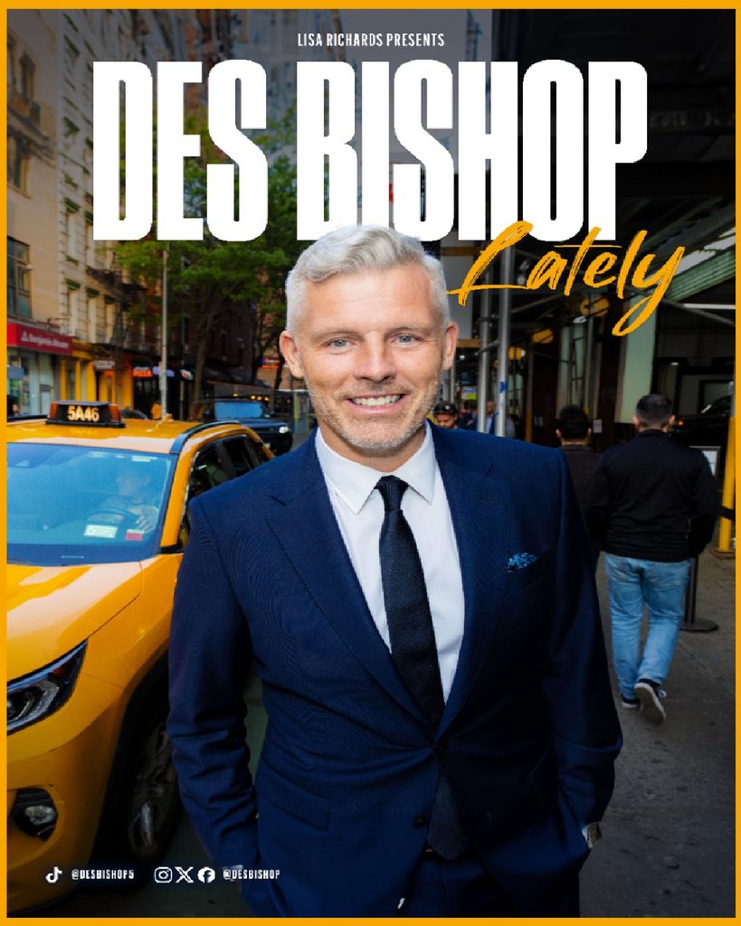 Des Bishop currently no tour dates